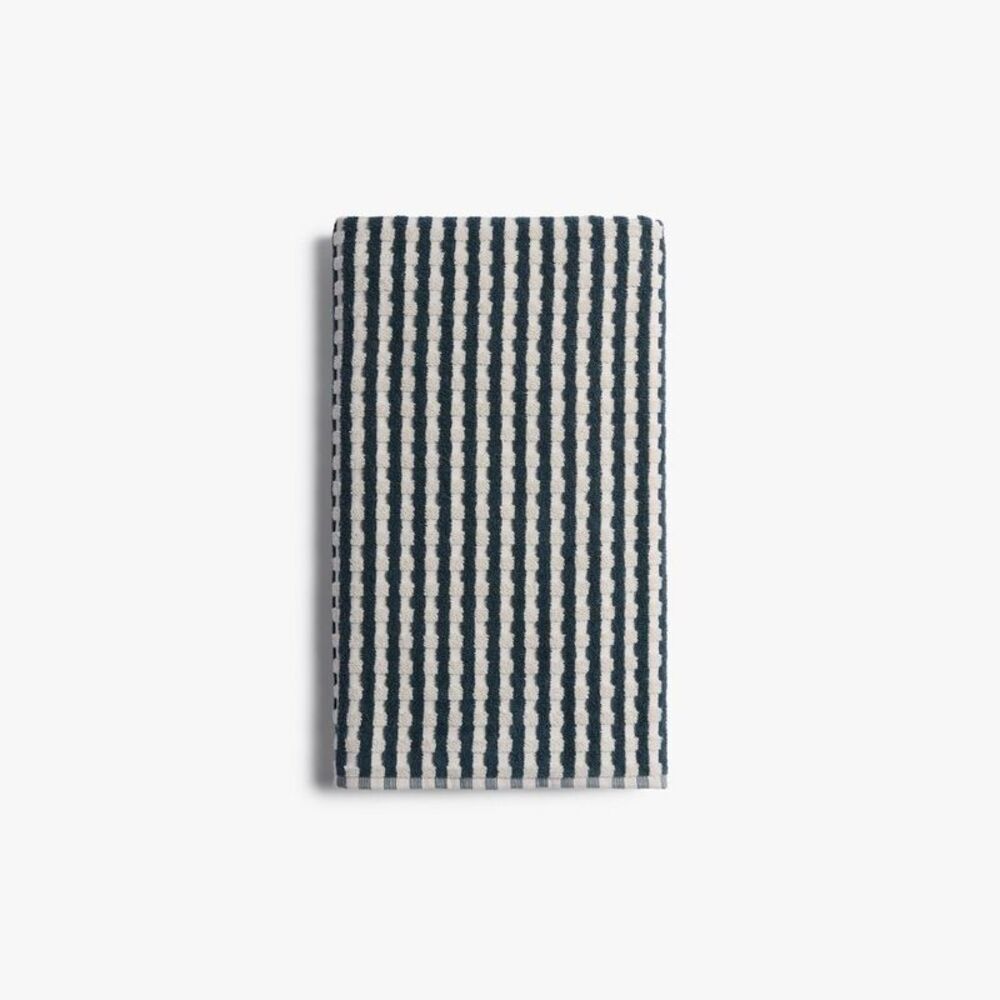 Terry Check Bath Towel Cove - Parachute